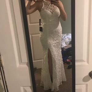 Lulu’s Lace Wedding Dress